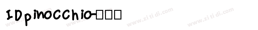 IDpinocchio字体转换