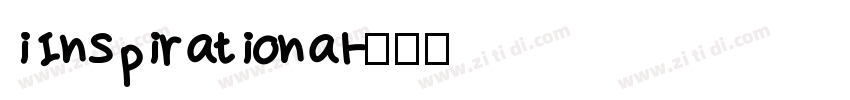 iInspirational字体转换