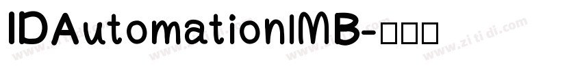 IDAutomationlMB字体转换