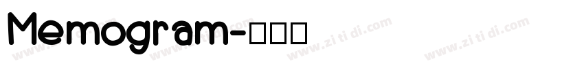Memogram字体转换