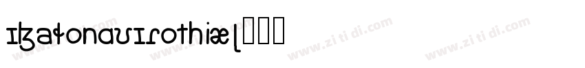 IPAMonaUIGothic字体转换