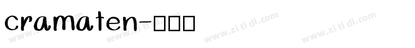cramaten字体转换