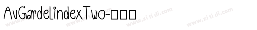 AvGardeLindexTwo字体转换