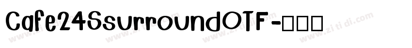 Cafe24SsurroundOTF字体转换