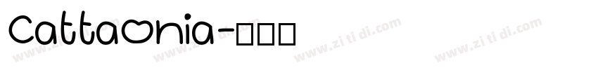 Cattaonia字体转换