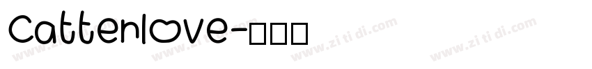 Catterlove字体转换