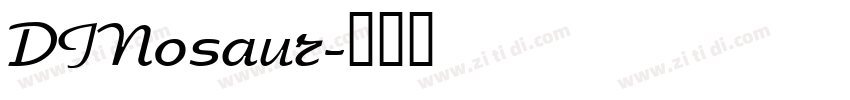DINosaur字体转换