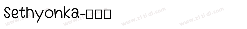 Sethyonka字体转换