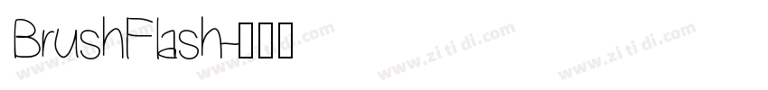 BrushFlash字体转换