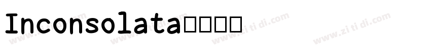 Inconsolata字体转换