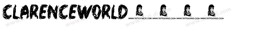 ClarenceWorld字体转换