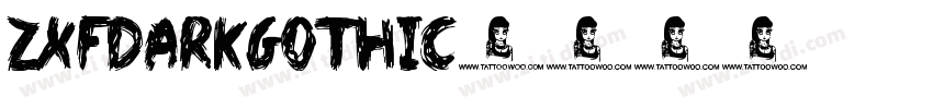 ZXFDarkGothic字体转换