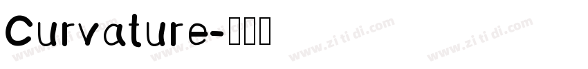 Curvature字体转换