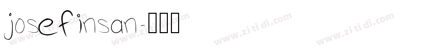 josefinsan字体转换 josefinsan字体转换