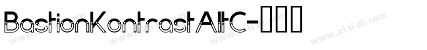 BastionKontrastAltC字体转换