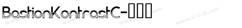 BastionKontrastC字体转换