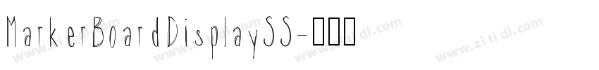 MarkerBoardDisplaySS字体转换