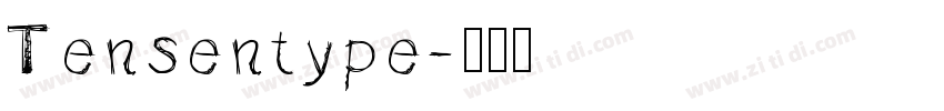 Tensentype字体转换