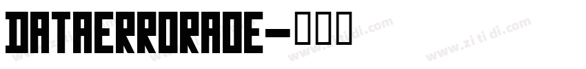 DataErrorAOE字体转换