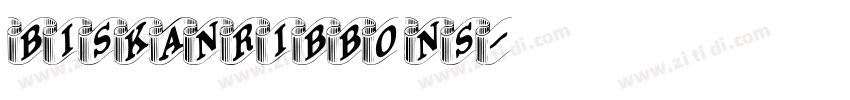 BiskanRibbons字体转换