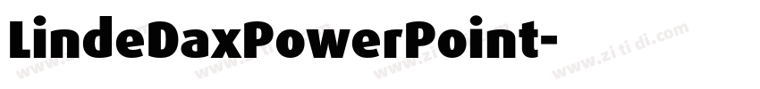 LindeDaxPowerPoint字体转换