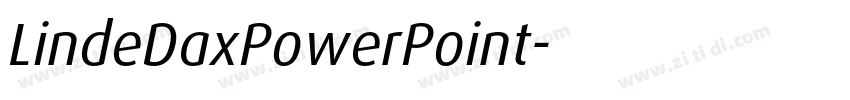 LindeDaxPowerPoint字体转换