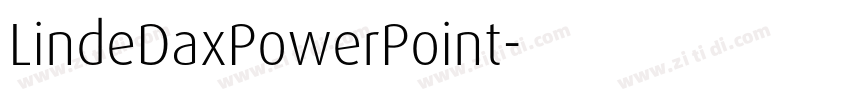 LindeDaxPowerPoint字体转换