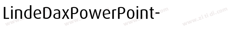 LindeDaxPowerPoint字体转换