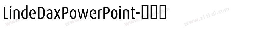 LindeDaxPowerPoint字体转换