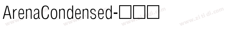 ArenaCondensed字体转换