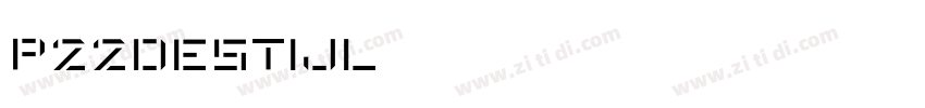P22DeStijl字体转换