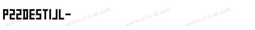 P22DeStijl字体转换