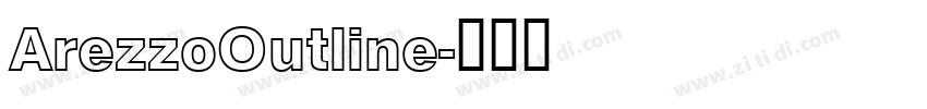 ArezzoOutline字体转换