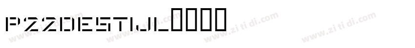 P22DeStijl字体转换