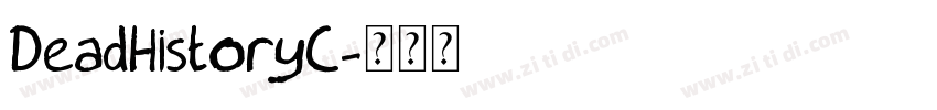 DeadHistoryC字体转换