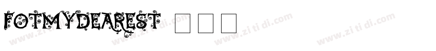 FOTMyDearest字体转换