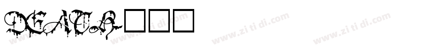 DEATH字体转换