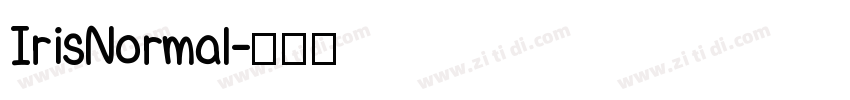 IrisNormal字体转换
