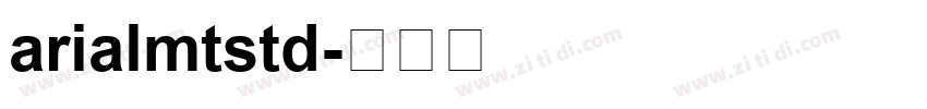 arialmtstd字体转换