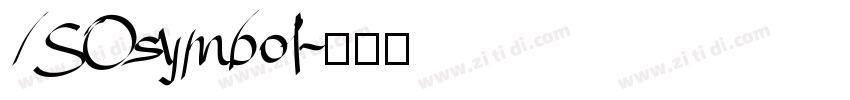 ISOsymbo1字体转换