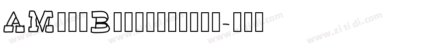 AManoBlaxtendida字体转换