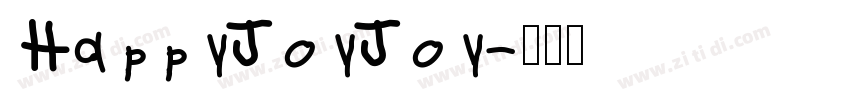 HappyJoyJoy字体转换