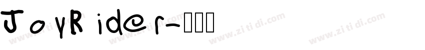 JoyRider字体转换