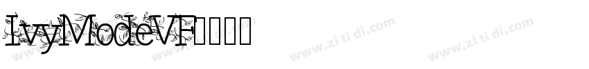 IvyModeVF字体转换