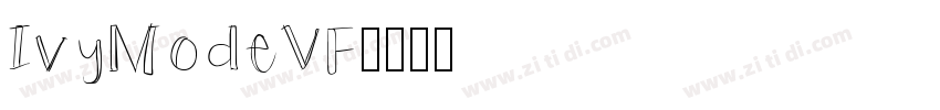 IvyModeVF字体转换
