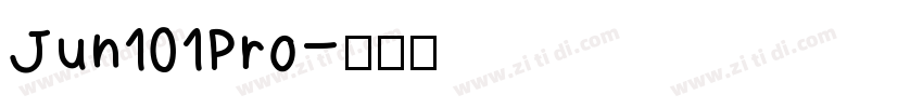 Jun101Pro字体转换