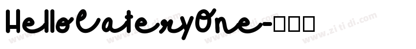 HelloEateryOne字体转换