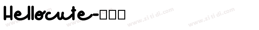 Hellocute字体转换