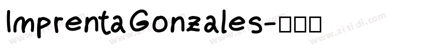 ImprentaGonzales字体转换