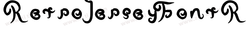 RetroJerseyFontRegul字体转换